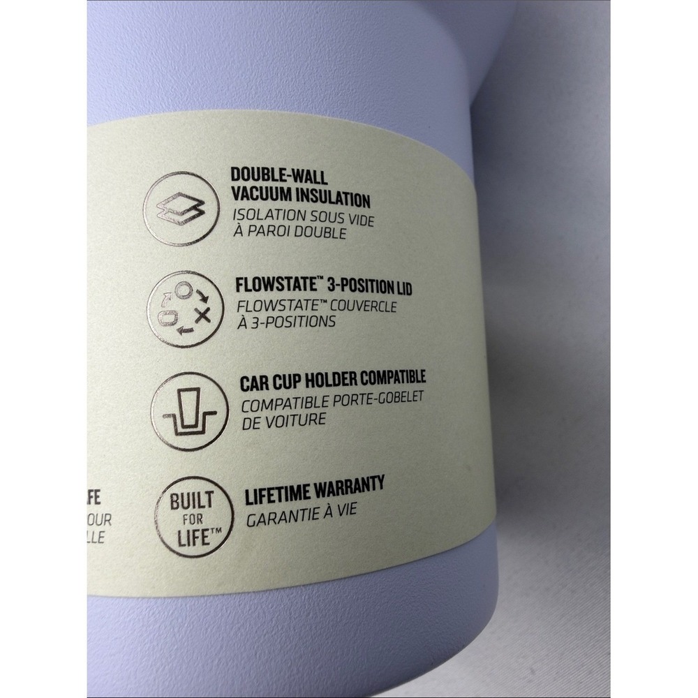 Stanley Classic Light purple Travel Tumbler with Handle 40 oz - Picture 6 of 8
